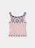 Top en coton Rose 2 - vertbaudet enfant 