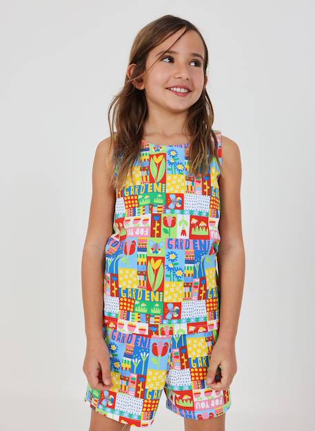 Fille-Pyjama enfant fille en coton imprimé