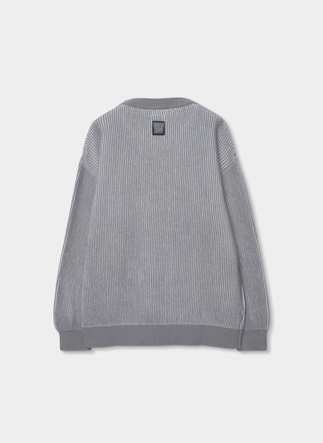 Pull en coton pour enfant Gris 3 - vertbaudet enfant 