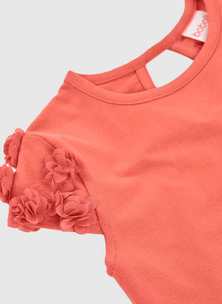 T-shirt fille coton Rose 3 - vertbaudet enfant 