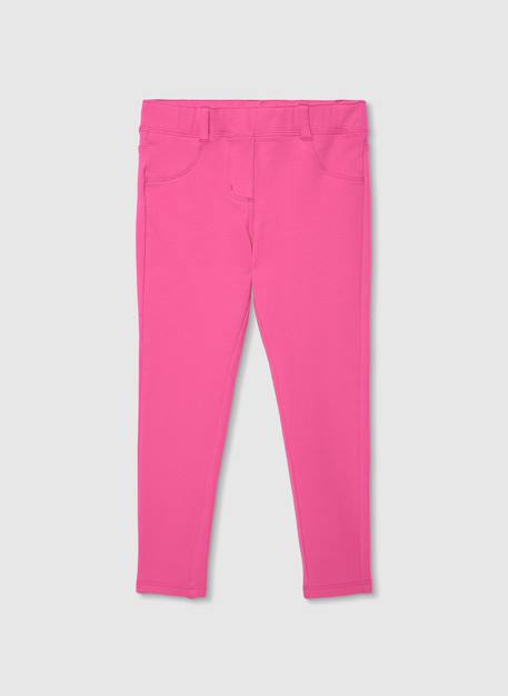 Pantalon fille en coton Rose 1 - vertbaudet enfant 