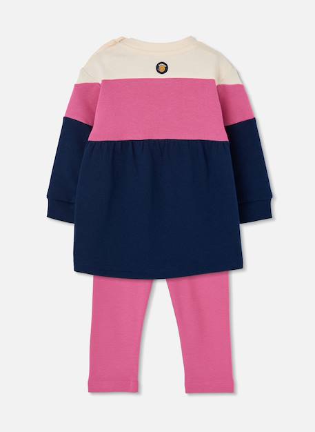 Ensemble fille en maille imprimé Bleu 4 - vertbaudet enfant 