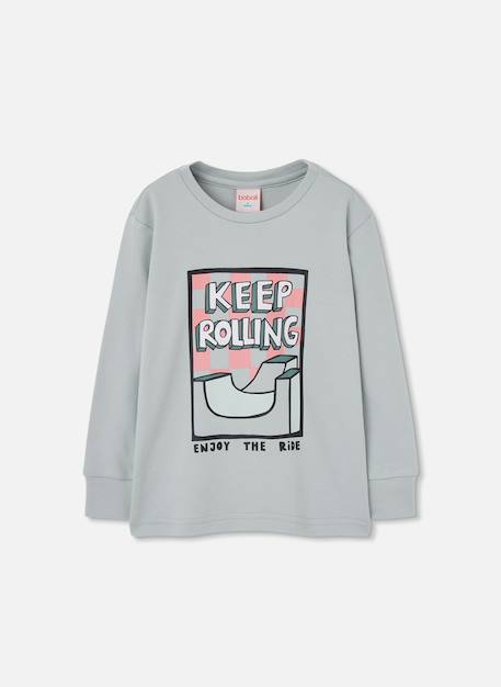 Pyjama garçon imprimé keep rolling Vert 4 - vertbaudet enfant 