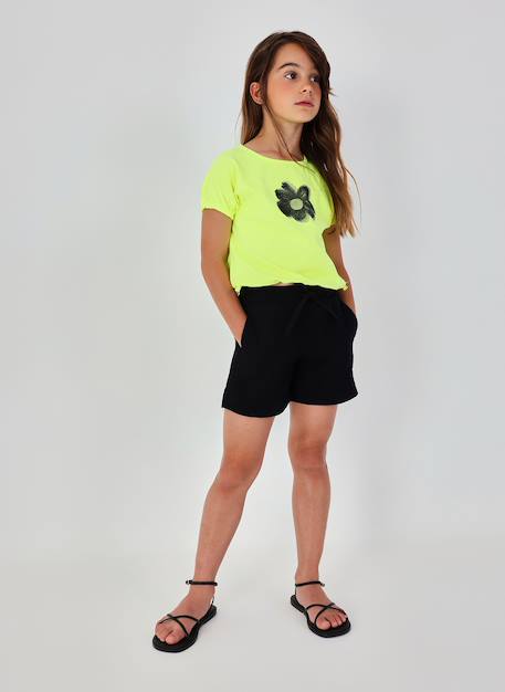 Short avec cordon Noir 1 - vertbaudet enfant 