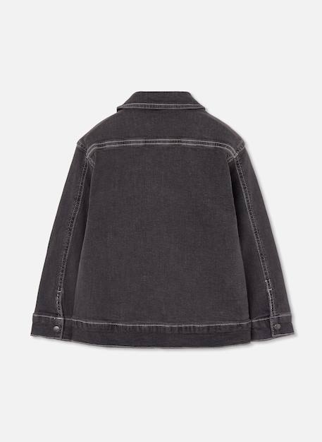 Veste en jean pour garçon Gris 3 - vertbaudet enfant 