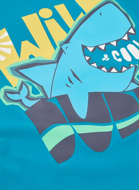 T-shirt enfant requin Vert 4 - vertbaudet enfant 