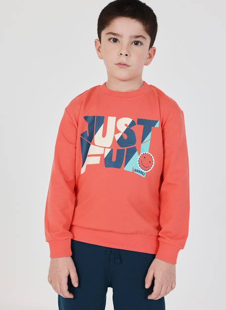 Ensemble garçon coton Orange 2 - vertbaudet enfant 