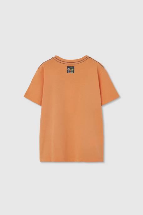 T-shirt en maille de coton garçon Orange 2 - vertbaudet enfant 