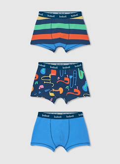 -Lot de 3 boxers imprimés