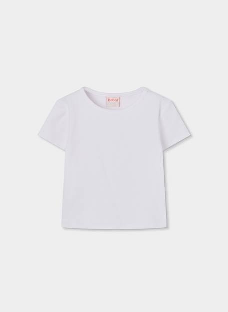 T-shirt fille en coton Blanc 2 - vertbaudet enfant 