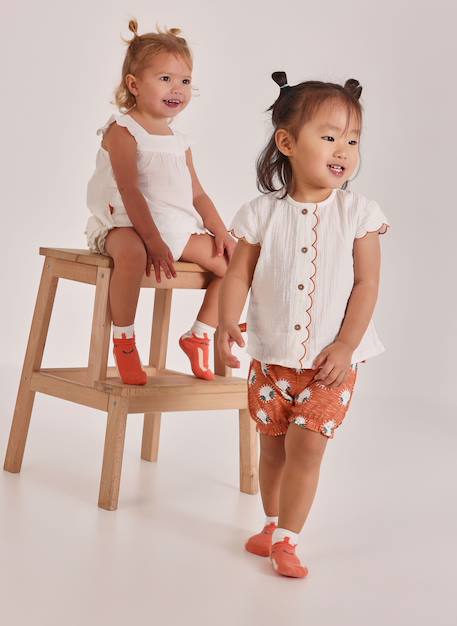 Ensemble bébé en coton Blanc 1 - vertbaudet enfant 