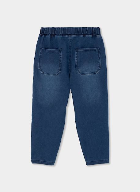 Pantalon pour enfant en denim Bleu 3 - vertbaudet enfant 
