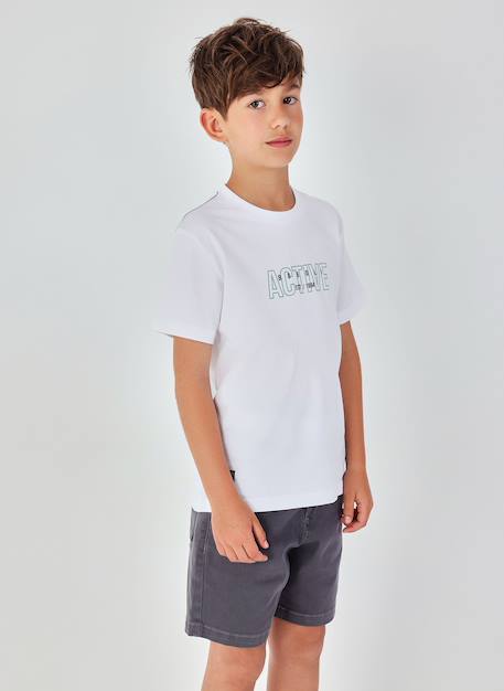 Bermuda garçon Gris 1 - vertbaudet enfant 