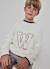 Pull garçon avec broderie de lettres Blanc 2 - vertbaudet enfant 