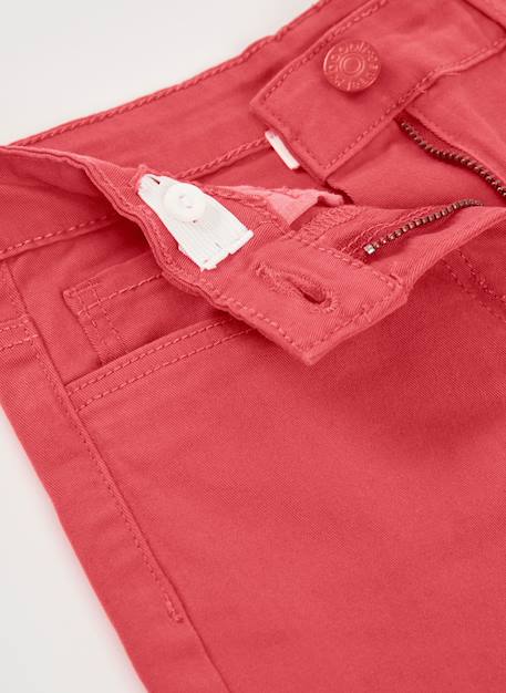 Pantalon fille en coton Rose 4 - vertbaudet enfant 