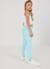 Pantalon fille en coton Vert 2 - vertbaudet enfant 