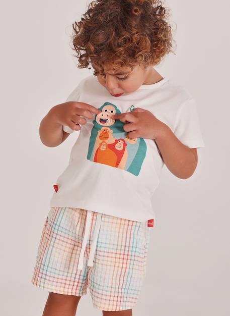 Ensemble bébé t-shirt coton Blanc 1 - vertbaudet enfant 