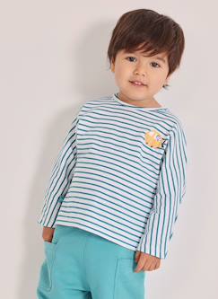 -T-shirt bébé coton rayé