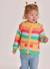 Gilet bébé rayé en maille Jaune 1 - vertbaudet enfant 