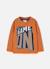 T-shirt garçon en maille imprimé game on Marron 2 - vertbaudet enfant 