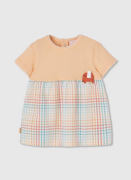 Robe en tricot combinée Orange 2 - vertbaudet enfant 