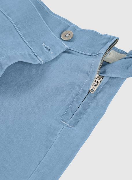 Short-jupe en denim Bleu 4 - vertbaudet enfant 