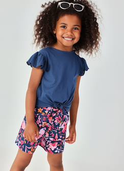 -Short avec imprimé floral