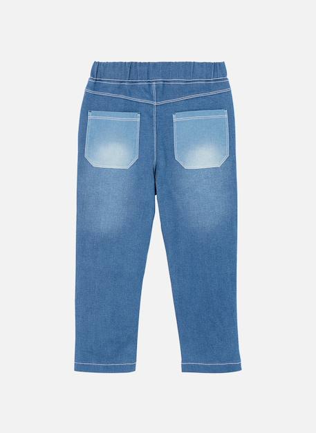 Pantalon enfant denim Bleu 3 - vertbaudet enfant 