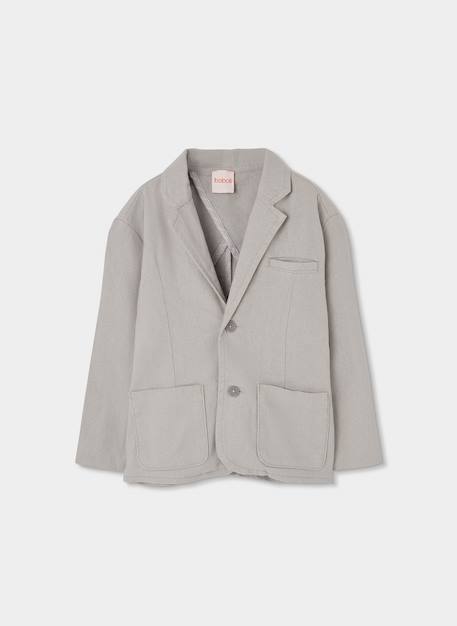 Blazer enfant en lin Marron 2 - vertbaudet enfant 