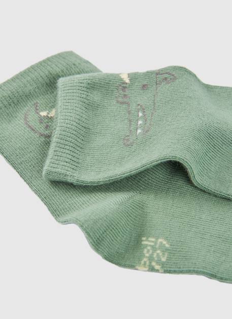 Pack chaussettes coton Marron 4 - vertbaudet enfant 