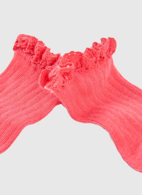 Lot de chaussettes en coton Rose 2 - vertbaudet enfant 