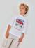 T-shirt garçon en maille à manches longues en coton Blanc 1 - vertbaudet enfant 