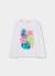 T-shirt fille manches longues coton Blanc 2 - vertbaudet enfant 