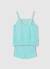 Ensemble fille top et short Bleu 3 - vertbaudet enfant 