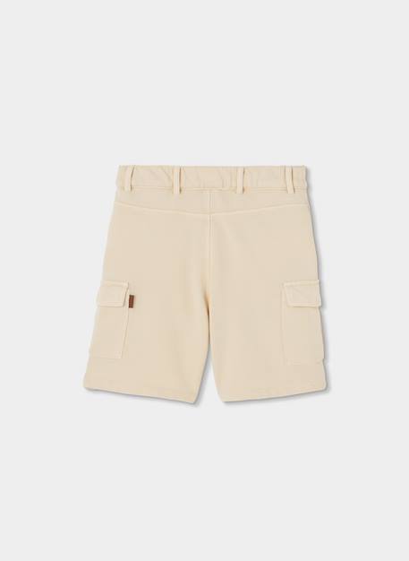 Bermuda en molleton garçon Marron 3 - vertbaudet enfant 