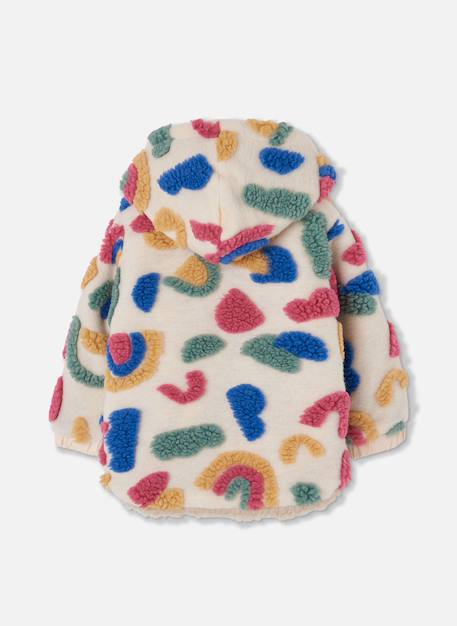 Manteau fille imprimé Blanc 4 - vertbaudet enfant 