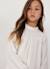 Blouse fille avec dentelle et col froncé Blanc 2 - vertbaudet enfant 