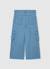 Pantalon fille denim délavée Bleu 3 - vertbaudet enfant 