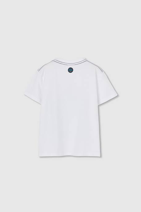 T-shirt enfant coton requin Blanc 3 - vertbaudet enfant 