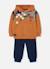 Ensemble garçon molleton imprimé pixels Marron 2 - vertbaudet enfant 