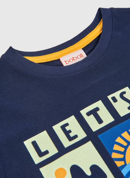 T-shirt enfant en coton Bleu 3 - vertbaudet enfant 
