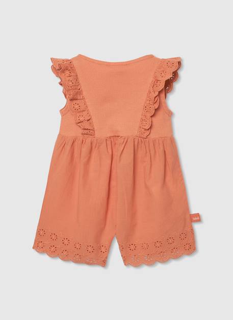 Combinaison bébé coton Marron 4 - vertbaudet enfant 
