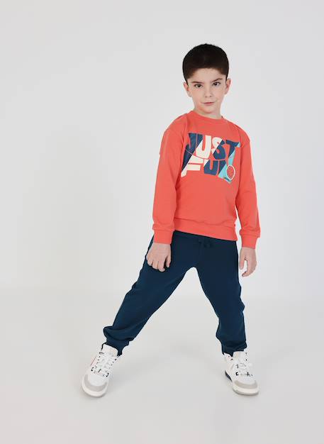 Ensemble garçon coton Orange 1 - vertbaudet enfant 