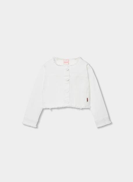 Veste coton Blanc 2 - vertbaudet enfant 