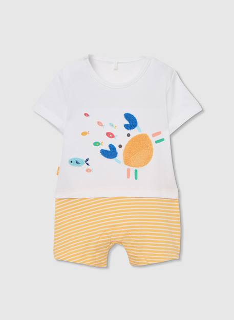Barboteuse bébé Blanc 2 - vertbaudet enfant 