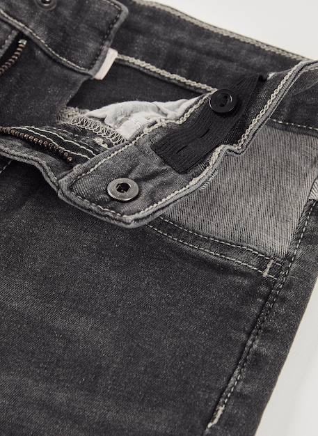 Pantalon enfant denim Gris 4 - vertbaudet enfant 