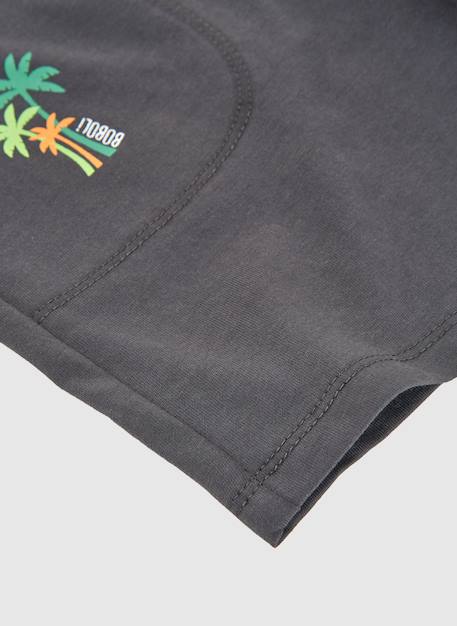 Bermuda garçon en coton Gris 4 - vertbaudet enfant 