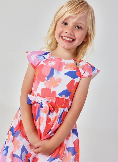 Fille-Robe-Robe à imprimé fleuri