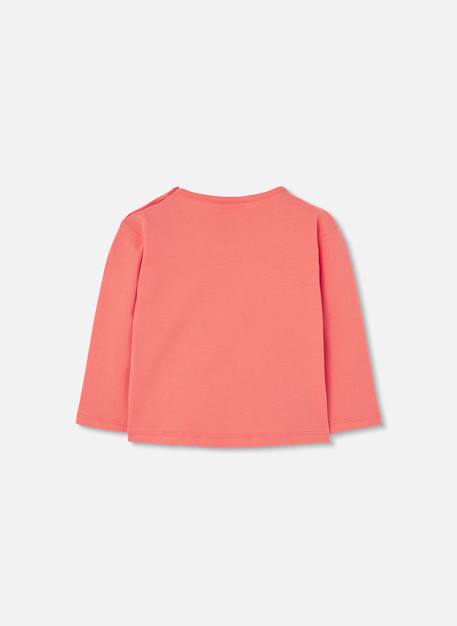 T-shirt fille en maille imprimé étoiles Rouge 3 - vertbaudet enfant 