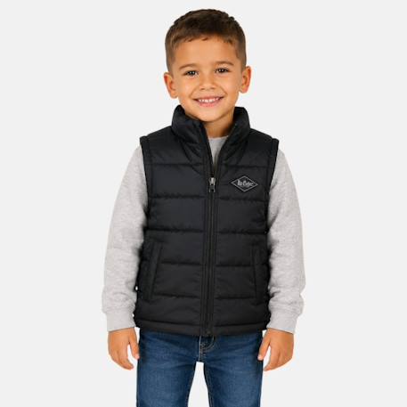 Doudoune  sans manches garçon Gris+Kaki+Marine+Noir 19 - vertbaudet enfant 